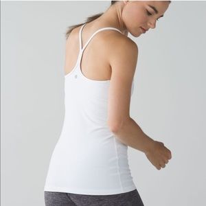 [Lululemon] Power Y Tank White